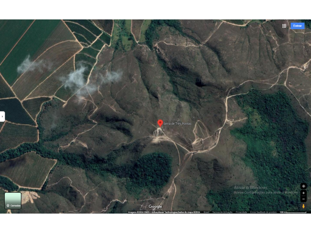 8080 - Uma sorte de terras de campo, no alto da serra de Três Pontas, com área de 58,08 hectares, situada no lugar denominado Serra -  MG