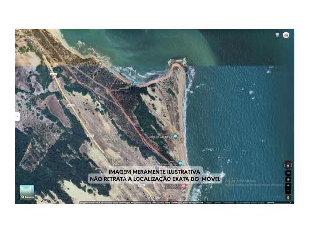 3417 - Uma gleba desmembrada de área maior, da Fazenda Cabo de São Roque, denominada área da marinha, situado à zona de expansão urbana e turística de Maxaranguape-RN